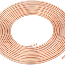 25 Ft. of 3/16 in Brake Line Flexible, Easy to Bend Replacement Tubing Kit (Includes 16 Fittings) -Inverted Flare, SAE Thread