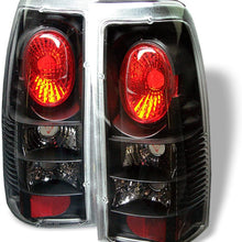 Spyder Chevy Silverado 1500/2500 99-02 (Not Fit Stepside) / GMC Sierra 1500/2500/3500 99-03 Altezza Tail Lights - Black (Black)