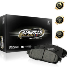 American Black ABD1210M Professional Semi-Metallic Front Disc Brake Pads Set Compatible With Toyota Corolla / RAV4 / Scion xb & Others - OE Premium Quality - Perfect fit, QUIET and DUST FREE