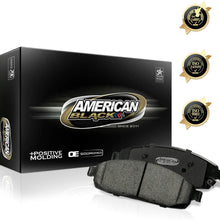 American Black ABD1210C Professional Ceramic Front Disc Brake Pad Set Compatible With Toyota Corolla / RAV4 & Others - OE Premium Quality - Perfect fit, Quiet and DUST FREE