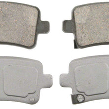 Wagner ThermoQuiet QC1430 Ceramic Disc Pad Set With Installation Hardware, Rear