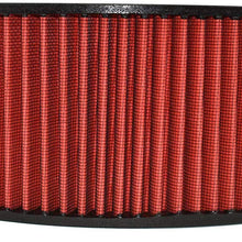 A-Team Performance Air Filter Element Air Cleaner High Flow Replacement Washable and Reusable Round Cotton Fiber Compatible with Buick Chevrolet GMC Ford Mopar Oldsmobile Pontiac (14X5)