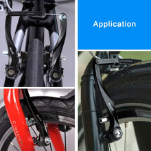 RUJOI Bike Brake Set,Mountain Bike V-Brake Type with Brake Knot for Mountain Bike, Road Bike Black (2 Pack)