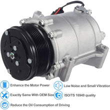 AUTEX AC Compressor & Clutch CO 4920AC 97580 Replacement for CR-V 2007 2008 2009 2010 2011 2012 2013 2014 Compatible with RDX 2007 2008 2009 2010 2011 2012