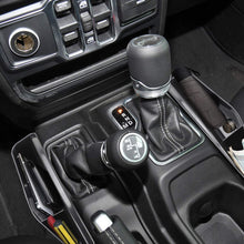 Jeep JK JKU Gear Shift Tray Console Organizer, LINKSTYLE GearTray Shifter Console Side Accessory Storage Box for 2011-2018 Wrangler JK JKU, Interior Manual Transmission Side Storage Organizer - Black