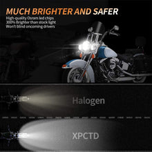 7 Inch Round LED Headlight Bulb kit With 4.5 Inch Passing Lamps Fog Lights Mounting Ring For Street Glide Ultra Classic Road King Electra Glide Heritage Softail Slim Deluxe Fatboy Tri CVO Black