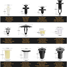 GOOACC 166 Pcs Car Retainer Clips &Screw Grommets - 12 Most Popular Sizes & Applications for GM, Toyota, Honda, Nissan, Mazda - Bonus Fastener Remover