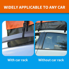 ZEPHBRA Car Roof Bag Cargo Carrier, 15 Cubic Feet Waterproof Rooftop Cargo Carrier with Anti-Slip Mat + 8 Reinforced Straps + 4 Door Hooks Suitable for All Vehicle with/Without Rack (Orange, 15 CU.FT)