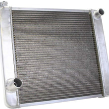 Griffin Radiator 1-26182-XS MaxCool 22" x 19" 2-Row Universal Fit Cross Flow Radiator with 1.25" Tube