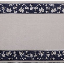Reversible Mats 209181 Outdoor Patio / RV Camping Mat - Palm Tree (Black/Beige, 9-Feet x 18-Feet)