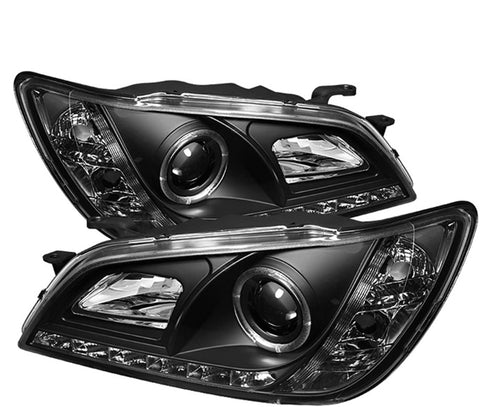 Spyder Auto 5029898 LED Halo Projector Headlights Black/Clear