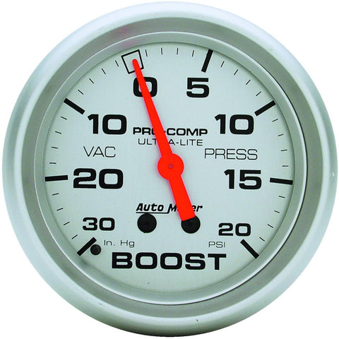 Auto Meter 4401 Ultra-Lite Mechanical Boost/Vacuum Gauge