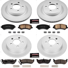 Power Stop KOE2162 Autospecialty Front and Rear Replacement Brake Kit-OE Brake Rotors & Ceramic Brake Pads