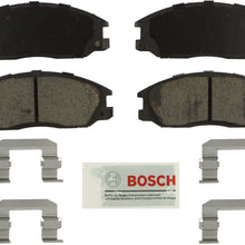 Bosch BE864H Blue Disc Brake Pad Set with Hardware for Select Hyundai Santa Fe, XG300, XG350 and KIA Sedona, Sorento Vehicles - FRONT
