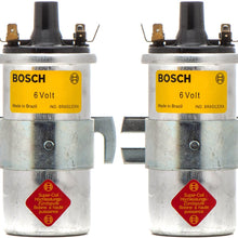 Brand New Set Of Two Bosch Replacement Ignition Coils Boxer Six Volt Compatible with BMW R Airhead Motorcycles 12 13 1 243 452
