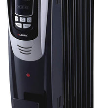 Lorell 33568 LED Display Mobile Radiator Radiative Heater, Black