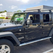 Tata.Meila Roof Rack Cross Bars for Jeep Wrangler JK 2008 - 2018 Crossbars for Jeep Wrangler JL 2018 - 2021 SUV Hard Top Roof Rails Bars