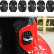 Voodonala for Jeep JK ABS Carbon Fiber Door Lock Covers Protection Trim for 2007-2019 Jeep Wrangler JK JKU, 2016+ Jeep Renegade, 2011+ Grand Cherokee, Chrysler, Grand Commander, 2019 RAM 6PCS