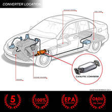 DNA Motoring OEM-CONV-028 Factory Style Catalytic Converter Exhaust Pipe