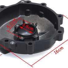 HONGK- OEM Replacement Black Engine Stator Cover Compatible with 2009 2010 2011 2012 2013 2014 Kawasaki ZX-6R [B01BI83KVI]