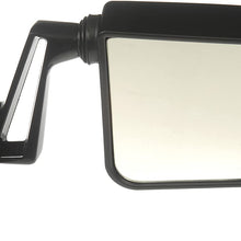 Dorman 955-232 Passenger Side Manual Door Mirror - Folding for Select Jeep Models, Black