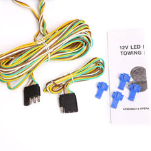 CZC AUTO 12V LED Magnetic Towing Light Kit for Boat Trailer RV Truck - Magnetic Strength 55 Pounds