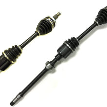 DTA TO27172718 Front Left Right Pair - 2 New CV Axles Compatible with AWD IS250 IS350 GS300 GS350 AWD Only