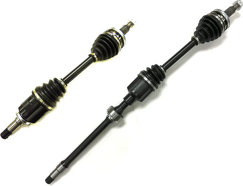 DTA TO27172718 Front Left Right Pair - 2 New CV Axles Compatible with AWD IS250 IS350 GS300 GS350 AWD Only