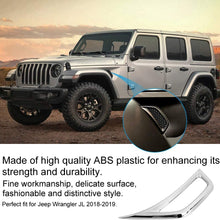 Hlyjoon Car Left Drive 2Pcs Side Air Conditioning Vent Cover Trim Side Air Conditioning Vent Cover Fits for Auto Jeep Wrangler JL 2018-2019