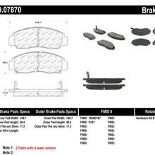 StopTech 309.07870 Street Performance Front Brake Pad