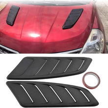 2pcs Hood Vent Air Flow Intake Side Scoop Hood Cover Car Fender Side Decor Scoops Replacement Fit for Mustang Auto Part Hood Scoop