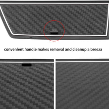 JIECHEN Anti dust Mats for Chevrolet Chevy Equinox 2018 2019 2020 Interior Accessories Custom Fit Door Pocket Liners Cup Holder Pads Console Mats 14-pcs Set (Carbon Fiber Pattern - White)