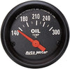AUTO METER 2639 Z-Series Electric Oil Temperature Gauge , 2 1/16