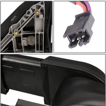 Replacement for Silverado/Sierra Black Manual Folding w/Amber LED Turn Signal Towing+Blind Spot Mirror w/Bezel