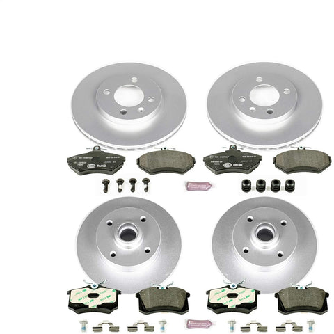 Power Stop ESK375 Front and Rear Euro-Stop Brake Kit