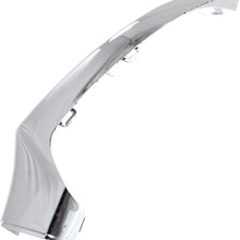 Bumper Molding compatible with Mercedes Benz C300/C400 15-17 Front RH Chrome w/Amg/Sport Pkg.
