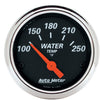 AUTO METER 1436 Designer Black Water Temperature Gauge, Water Temperature - 2 1/16