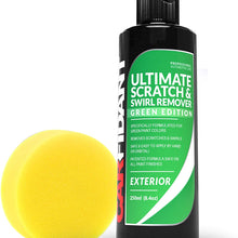 Carfidant Green Car Scratch Remover - Ultimate Scratch and Swirl Remover for Green Color Paints - Polish & Paint Restorer - Easily Repair Paint Scratches, Scratches, Water Spots! Car Buffer Kit