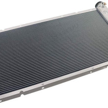 CoolingSky 3 Row Aluminum 34" Core Radiator for 1988-2000 Chevy GMC C1500 C2500 C3500 K1500 K2500 K3500 Pickup & Multiple Models