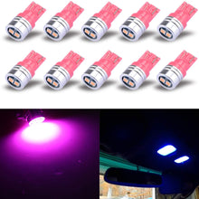 iBrightstar Extremely Bright 3030 Chipsets 168 175 194 2825 W5W T10 Wedge LED Bulbs For License Plate Interior Map Dome Trunk Lights, Purple