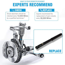 Maxorber Front Rear Shocks Struts Absorber Left Right Driver Passenger Side Compatible with Dodge Ram 1500 2WD RWD 2002 2003 2004 2005 2006 2007 2008 Shock Absorber 344398 344385 37206 37207