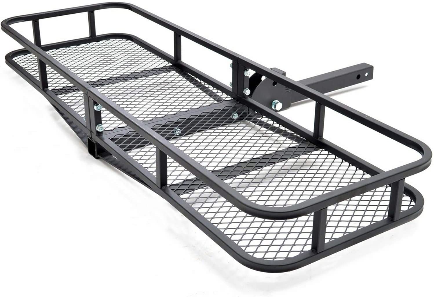 FDW Hitch Cargo Carrier Basket Luggage Rack Hitch Mount Hauler 2