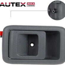 AUTEX 1pc Interior Front/Rear Left (Driver Side-FL) Door Handle Compatible with Toyota Tacoma 2001 2002 2003 2004 Gray 9597181 692063202003 6920632020G TO1352122 14455361