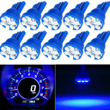 CCIYU 10X Super Blue Wedge Side T10 6SMD LED Speedometer Instrument Light 192 194 168