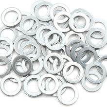 X AUTOHAUX 50pcs Engine Oil Crush Washers Drain Plug Gaskets 12mm ID. 19.7mm OD. for Car