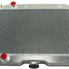 ALLOYWORKS 3 Row All Aluminum Radiator For 1959-1965 Chevy Bel Air/Impala/El Camino/Biscayne L6 V8