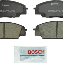 Bosch BC829 QuietCast Premium Ceramic Disc Brake Pad Set For Acura: 2007-2010 CSX, 2002-2006 RSX; Honda: 2006-2011 Civic, 2000-2009 S2000; Front