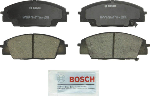 Bosch BC829 QuietCast Premium Ceramic Disc Brake Pad Set For Acura: 2007-2010 CSX, 2002-2006 RSX; Honda: 2006-2011 Civic, 2000-2009 S2000; Front