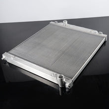 Full Aluminum Racing Radiator Powerstroke Compatible For Ford Diesel F250 F350 F450 6.0L 03-07 04 05 06 AT/MT Silver