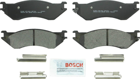 Bosch BP702 QuietCast Premium Semi-Metallic Disc Brake Pad Set For Ford: 1997-2002 Expedition, 1999-2003 F-150, 2004 F-150 Heritage, 1997-1999 F-250; Lincoln: 1998-2002 Navigator; Front